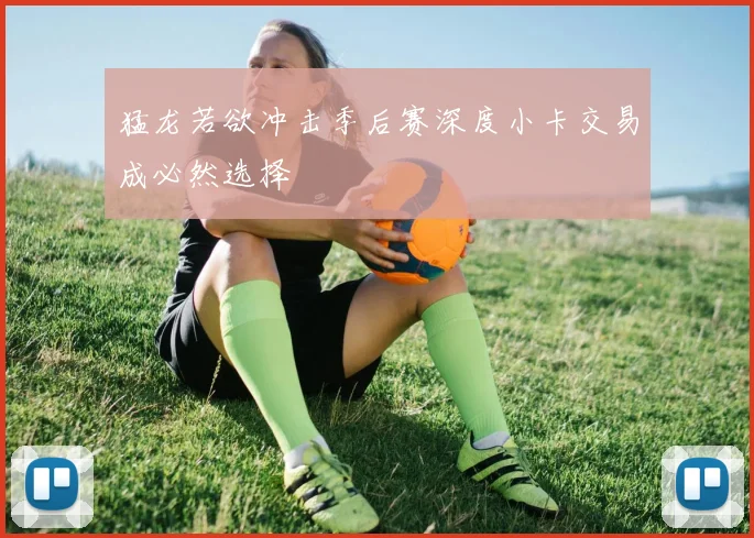 猛龙若欲冲击季后赛深度小卡交易成必然选择